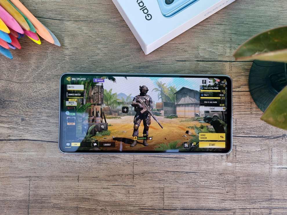Rendimiento de juego del Galaxy A53