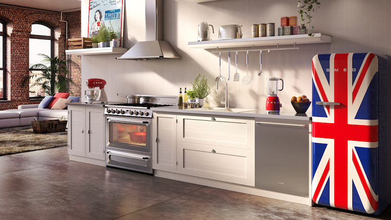Frigorífico Smeg Union Jack FAB28