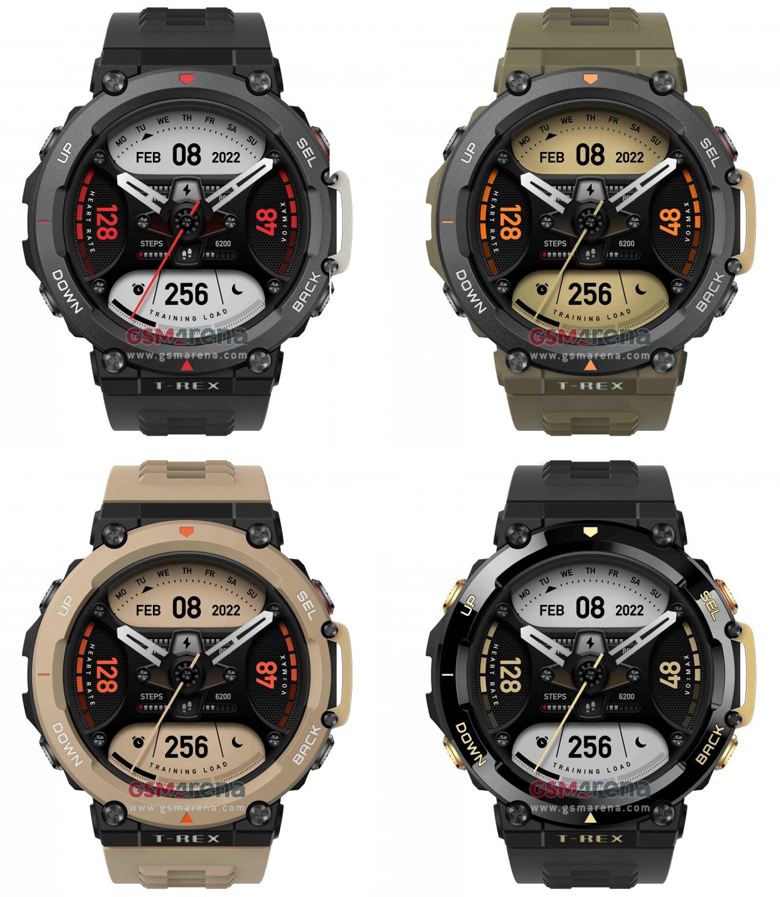 Imágenes filtradas de Amazfit T Rex Pro 2 | Fuente: GSM Arena