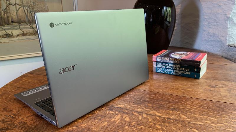 Revisión de Acer Chromebook 515: diseño trasero