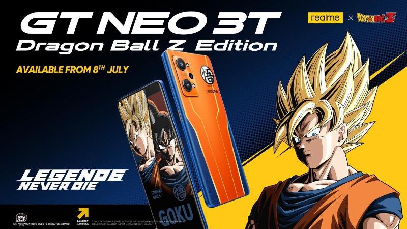 Realme GT NEo 3T Edición Dragon Ball Z