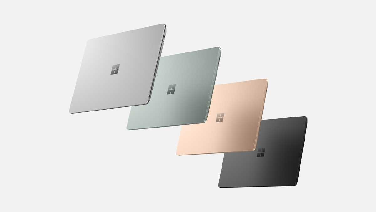 Gama de colores de Surface Laptop 5