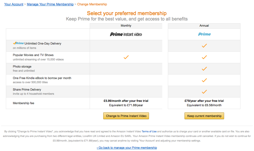 Amazon Prime No continuar 2 Amazon Prime No continuar 2