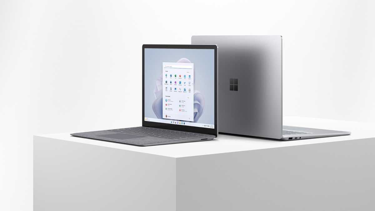 Gama de tamaños de Surface Laptop 5