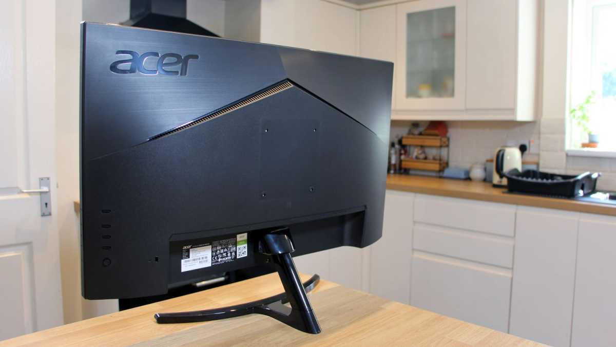Parte trasera del monitor Acer K3