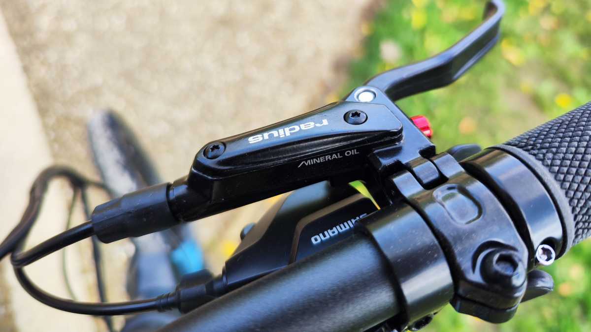 Fiido X V2 review brake lever