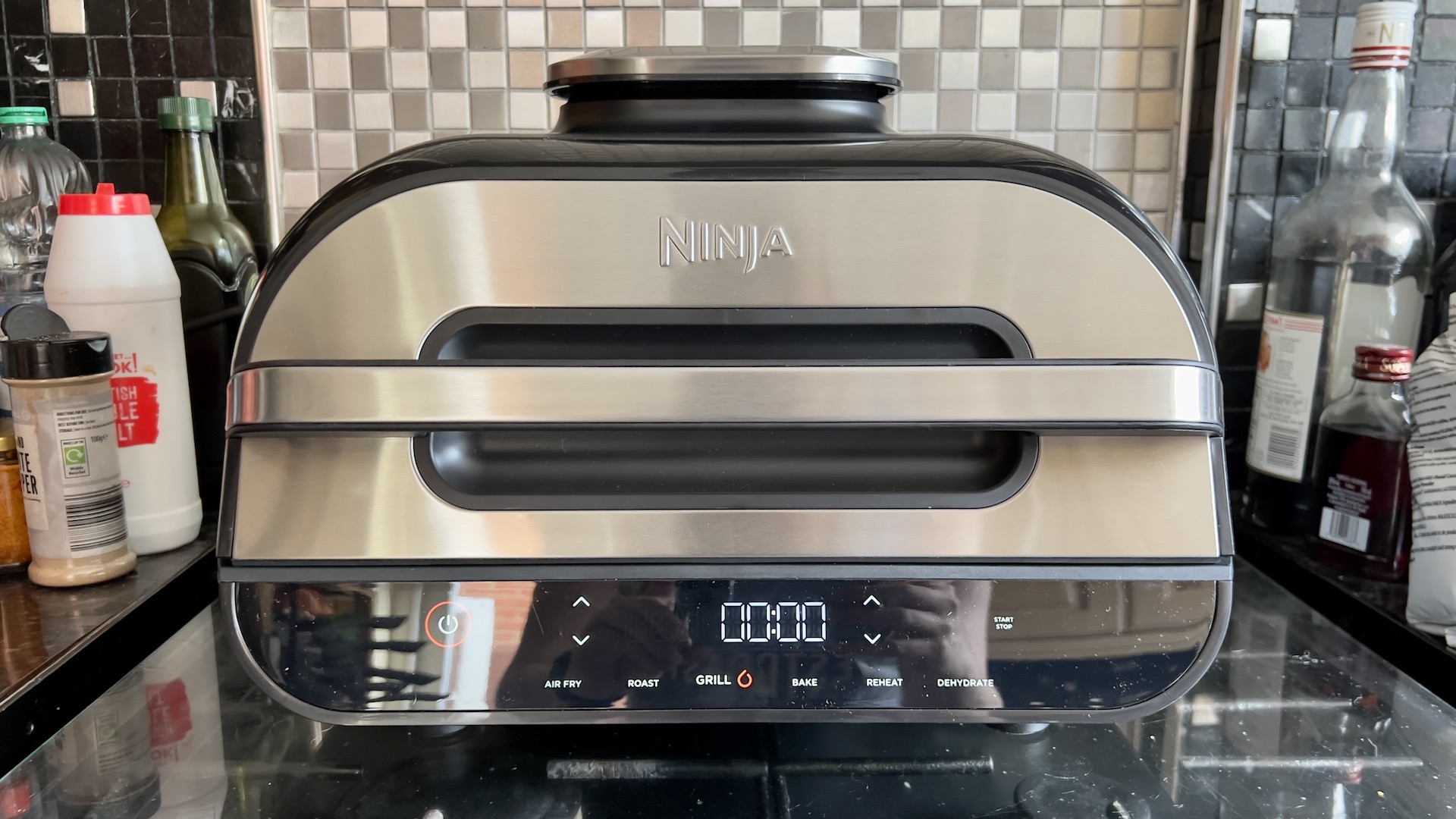   Ninja Foodi Smart XL/ Max Health Grill & Air Fryer - Lo mejor para cocinar carne