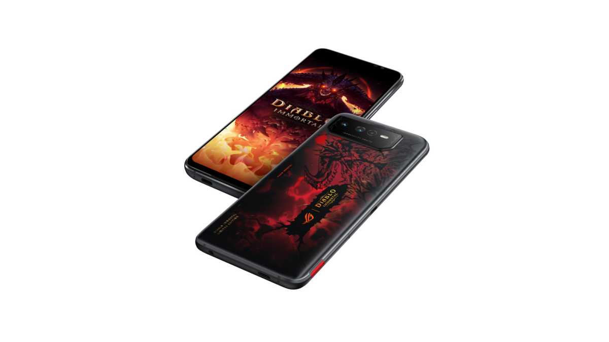 Asus ROG Phone 6 Diablo Immortal Edition - anverso y reverso