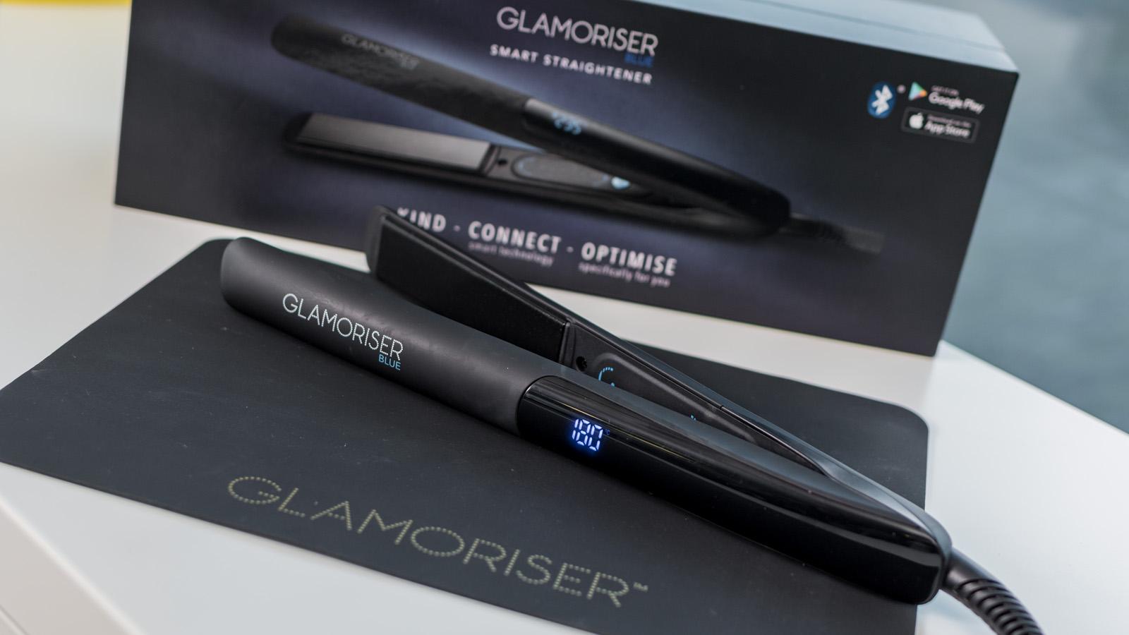   Plancha de pelo Glamouriser Blue Smart - Compatible con Bluetooth