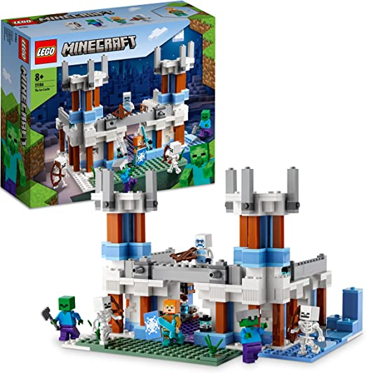 Juego de castillo de hielo Minecraft Lego
