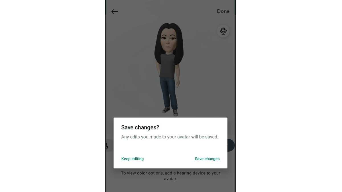 Guardar tu avatar en WhatsApp