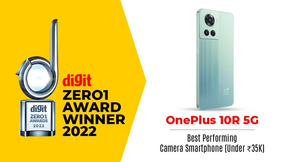 Ganador del premio Digit Zero1 para teléfonos con cámara de menos de ₹ 35K: OnePlus 10R