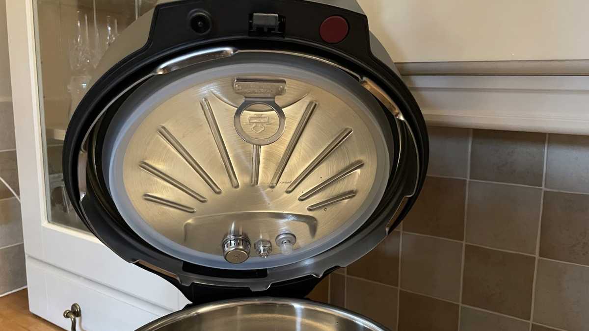 Instant Pot Duo Crisp con Ultimate Lid - placa de presión en la tapa