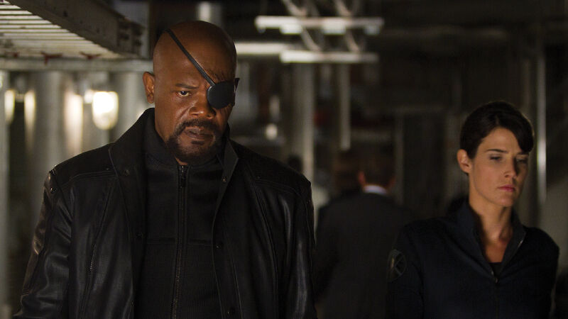 nick fury y maria hill