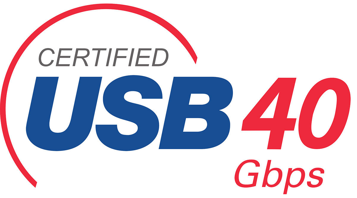 Logotipo USB4 40 Gbps