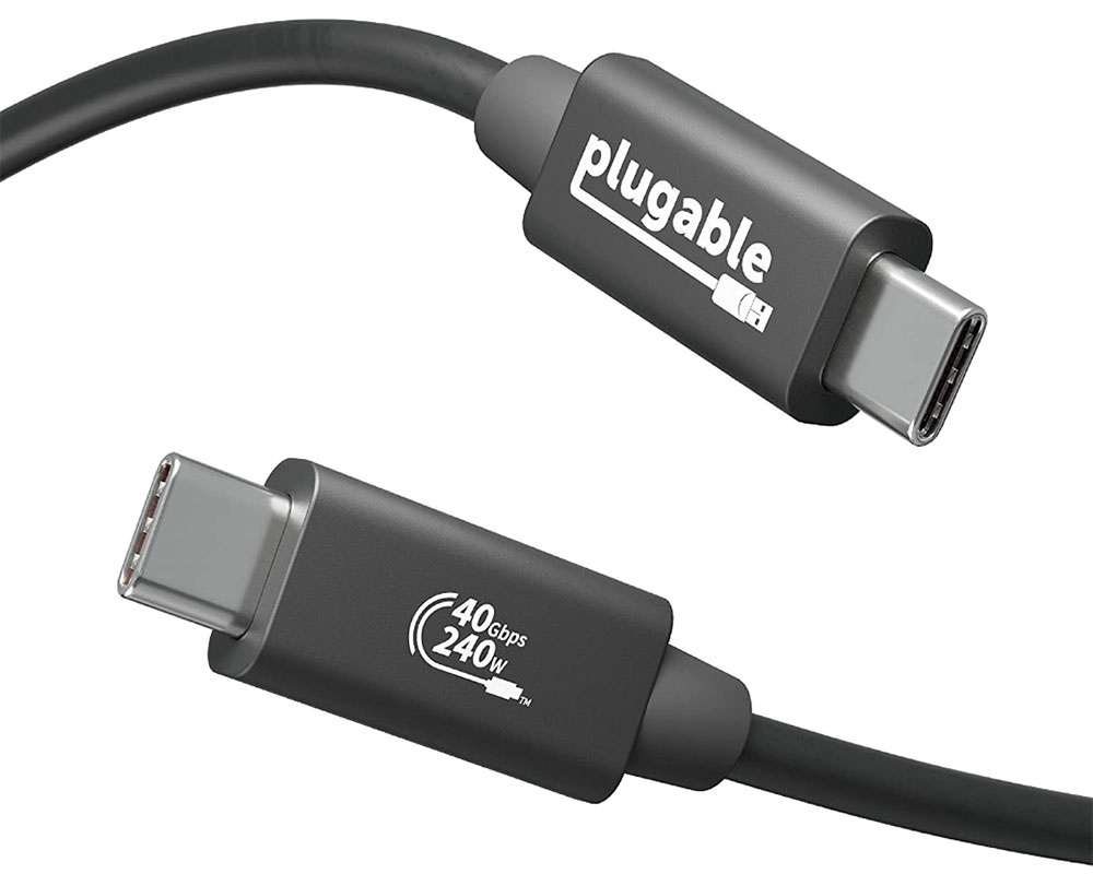 Cable USB4 240W EPR enchufable (1m)