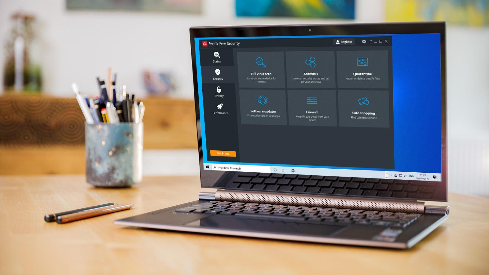 Seguridad gratuita de Avira