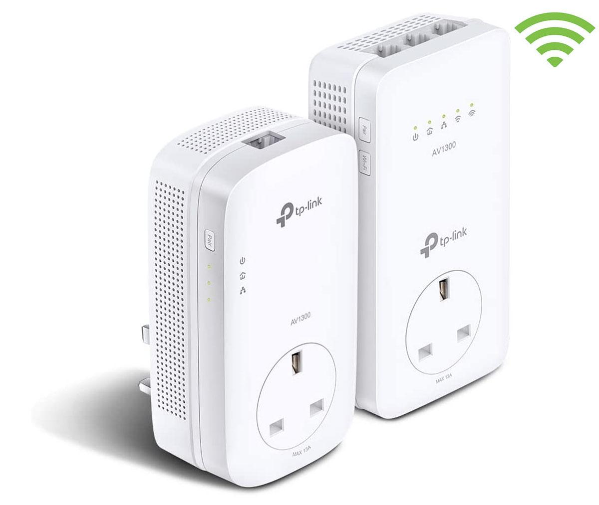 TP-Link AV1300 (TL-WPA8631P KIT) - El mejor adaptador Powerline Wi-Fi en general