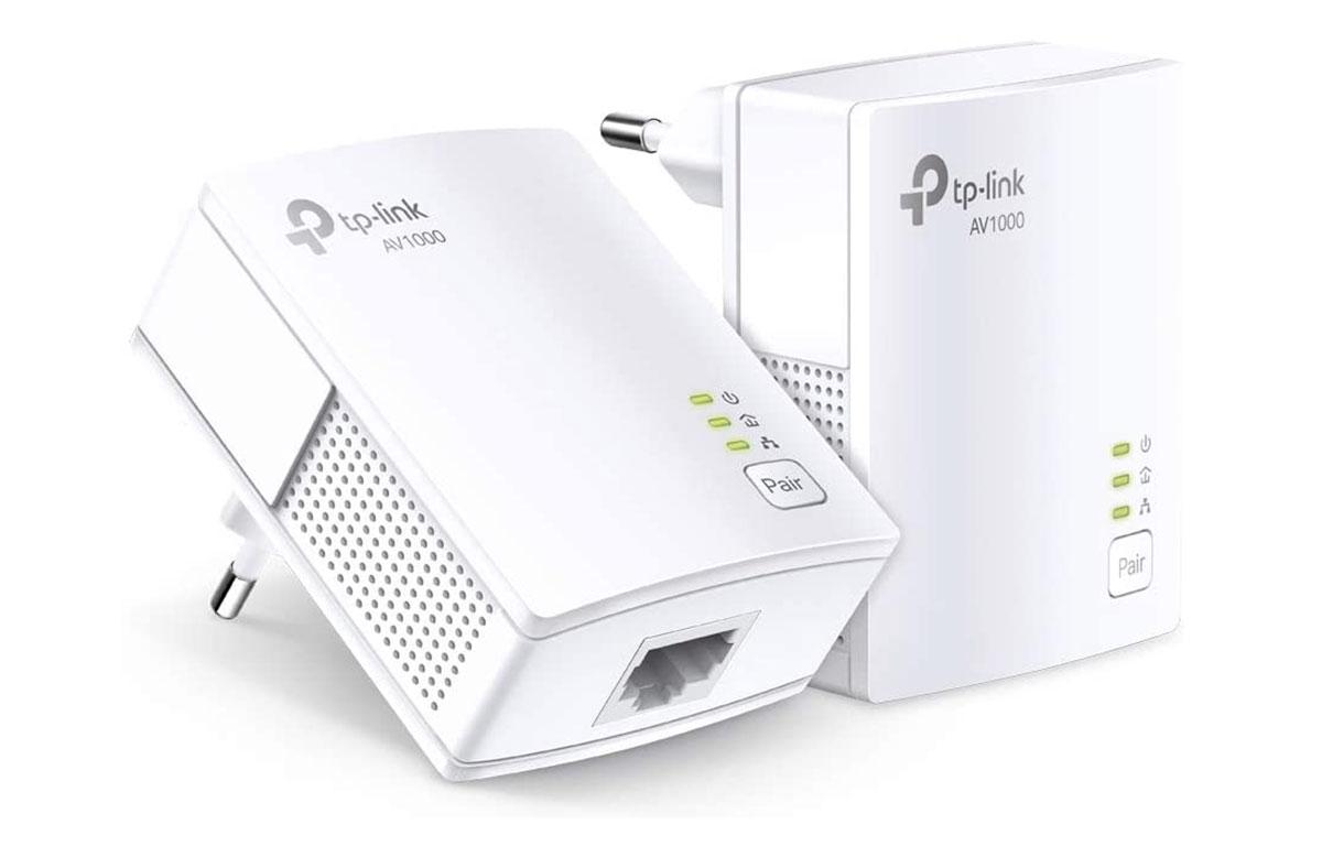 TP-Link AV1000 (TL-PA7017 KIT) - El mejor adaptador Powerline económico