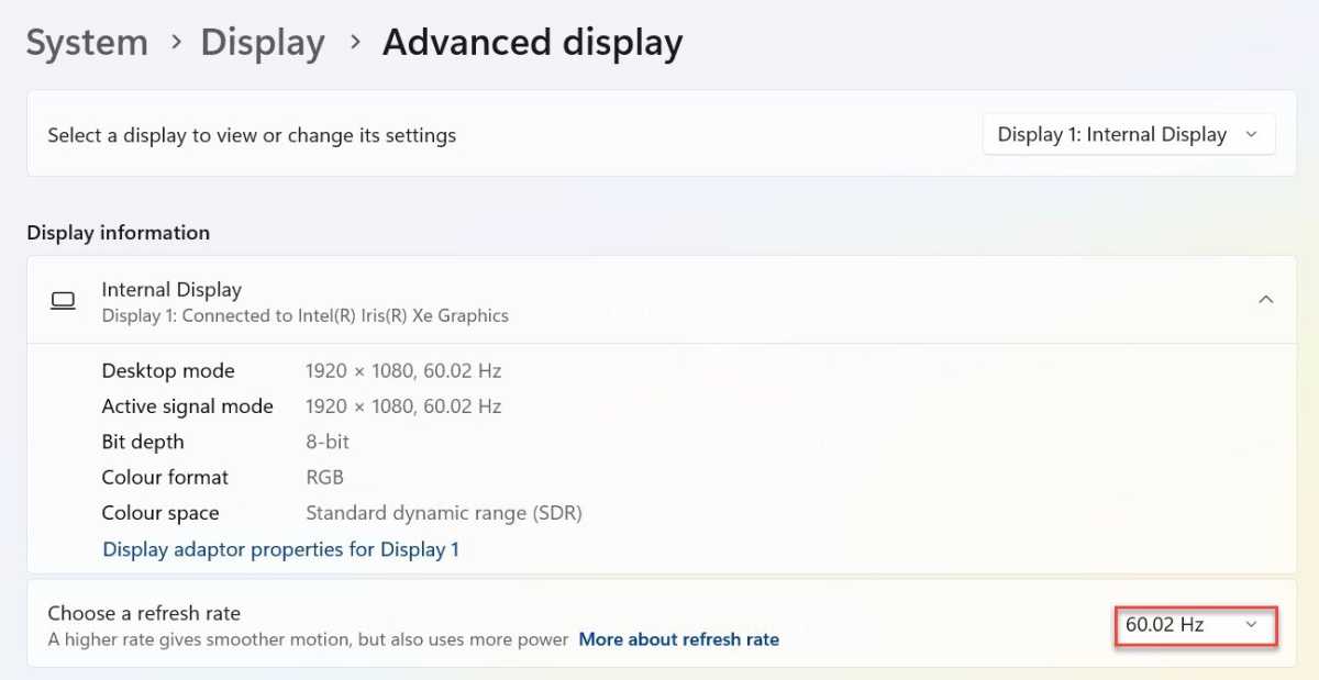 Método más eficiente de energía de Windows 11
