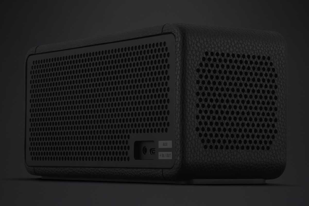 El altavoz Bluetooth Marshall Middleton tiene rejillas de altavoz en los cuatro lados