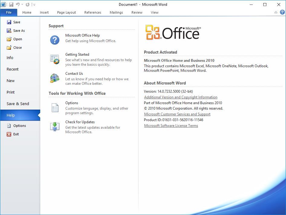 What version of Microsoft Office do I have