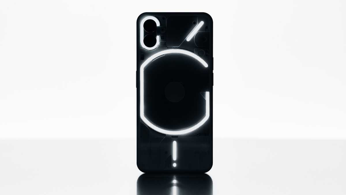 Nothing Phone (1) modelo negro