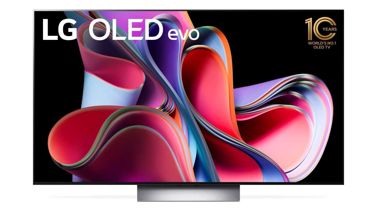 Televisor LG G3 OLED en soporte