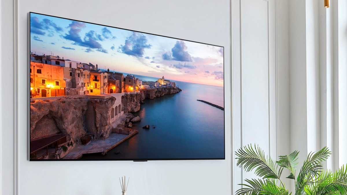 Televisor LG G3 OLED en la pared