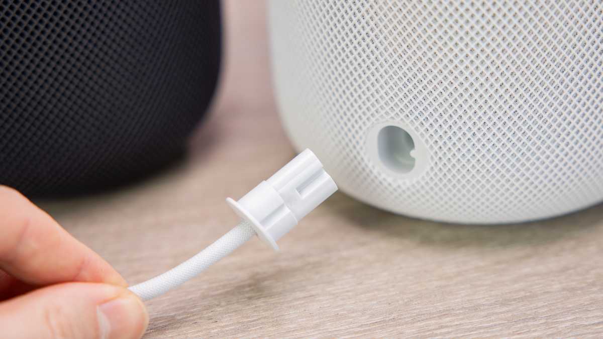 Enchufe Apple HomePod de segunda generación