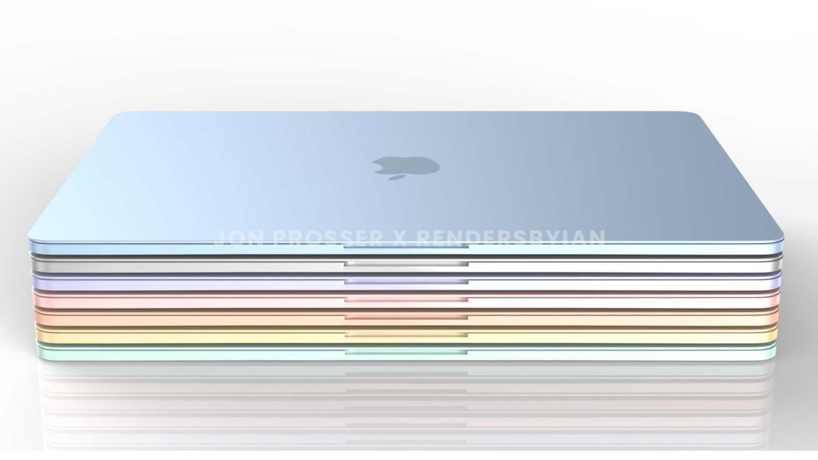 Colores potenciales de MacBook AIr