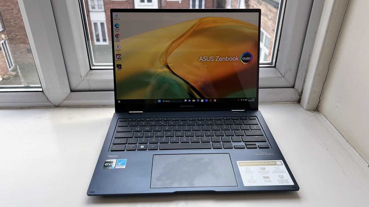 Asus Zenbook 14 Flip OLED (2023) - front view