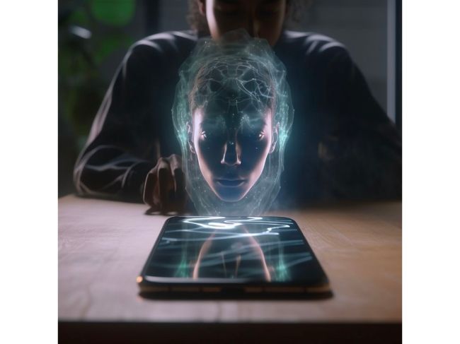 iPhone plegable holográfico