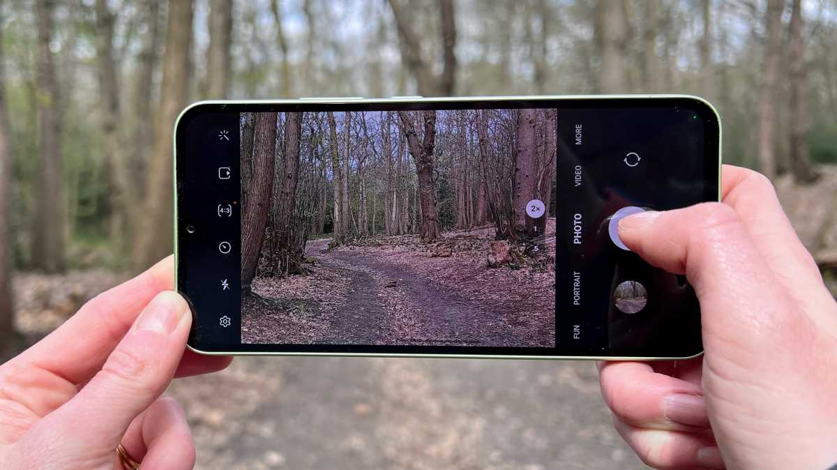 Aplicación de cámara Samsung Galaxy A34