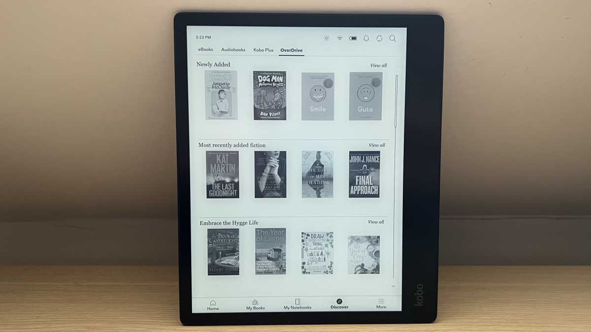 Kobo Elipsa 2E - OverDrive store