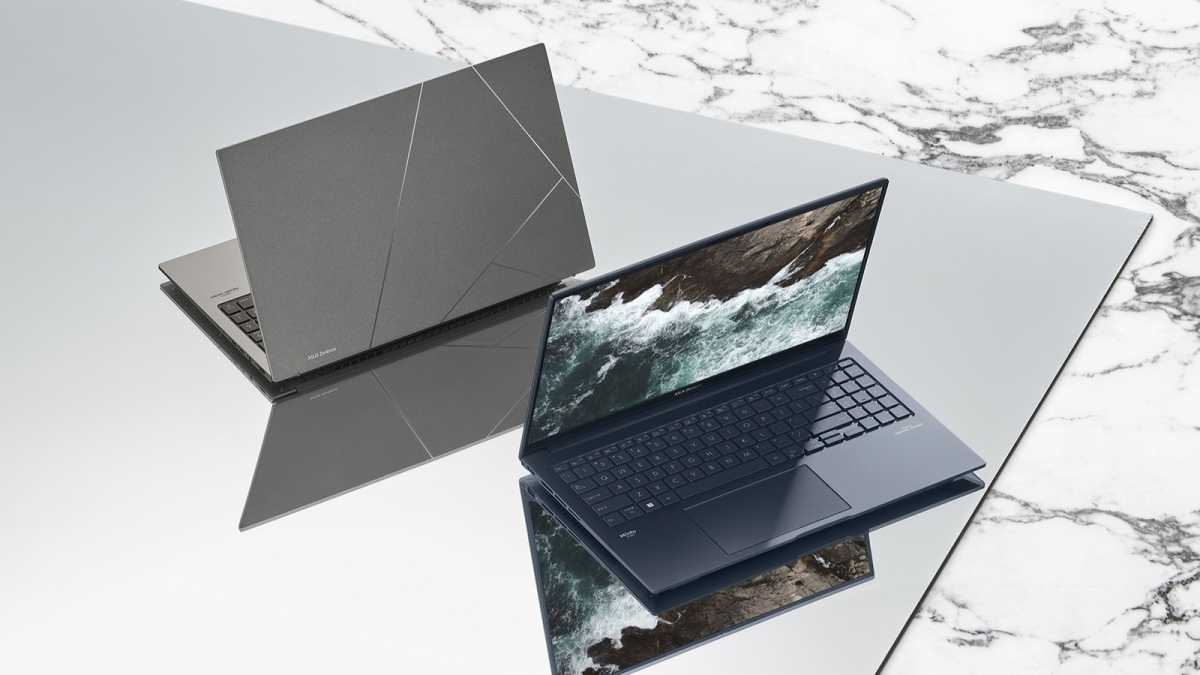 Asus Zenbook 15 OLED - anverso y reverso