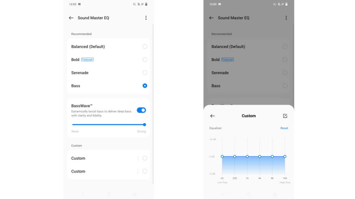 EQ maestro de sonido de la aplicación OnePlus HeyMelody