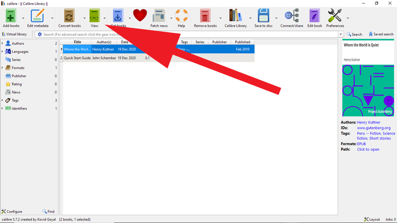 Cómo abrir archivos epub en Windows: Ver epub
