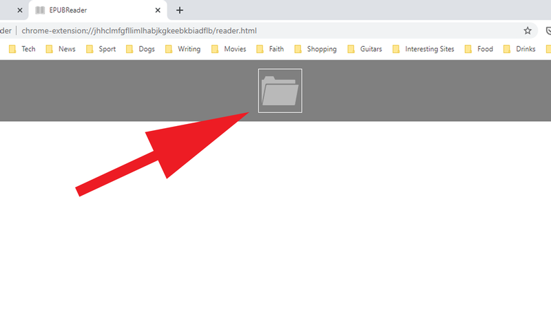 Cómo abrir archivos epub en Windows : Buscar archivo