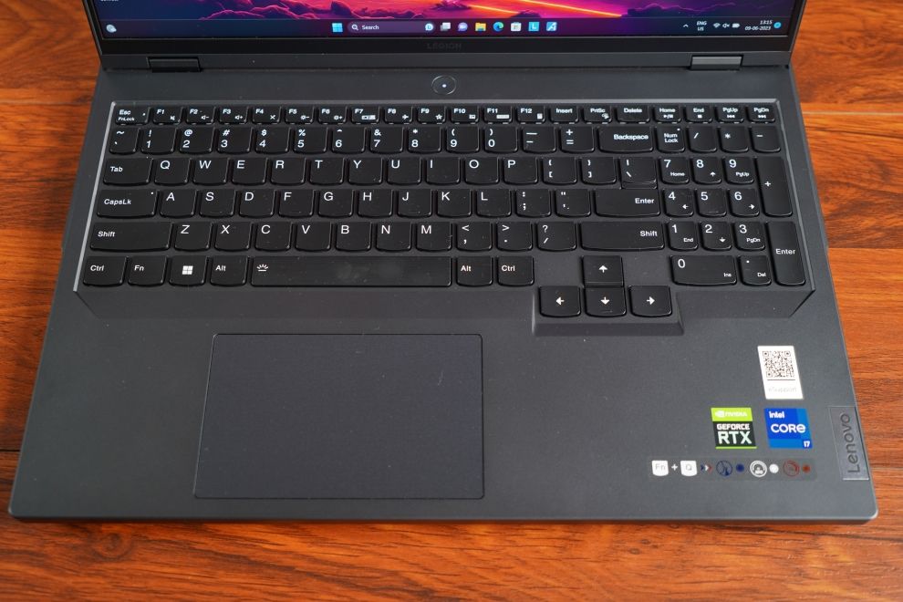 Teclado portátil para juegos Lenovo Legion 5i