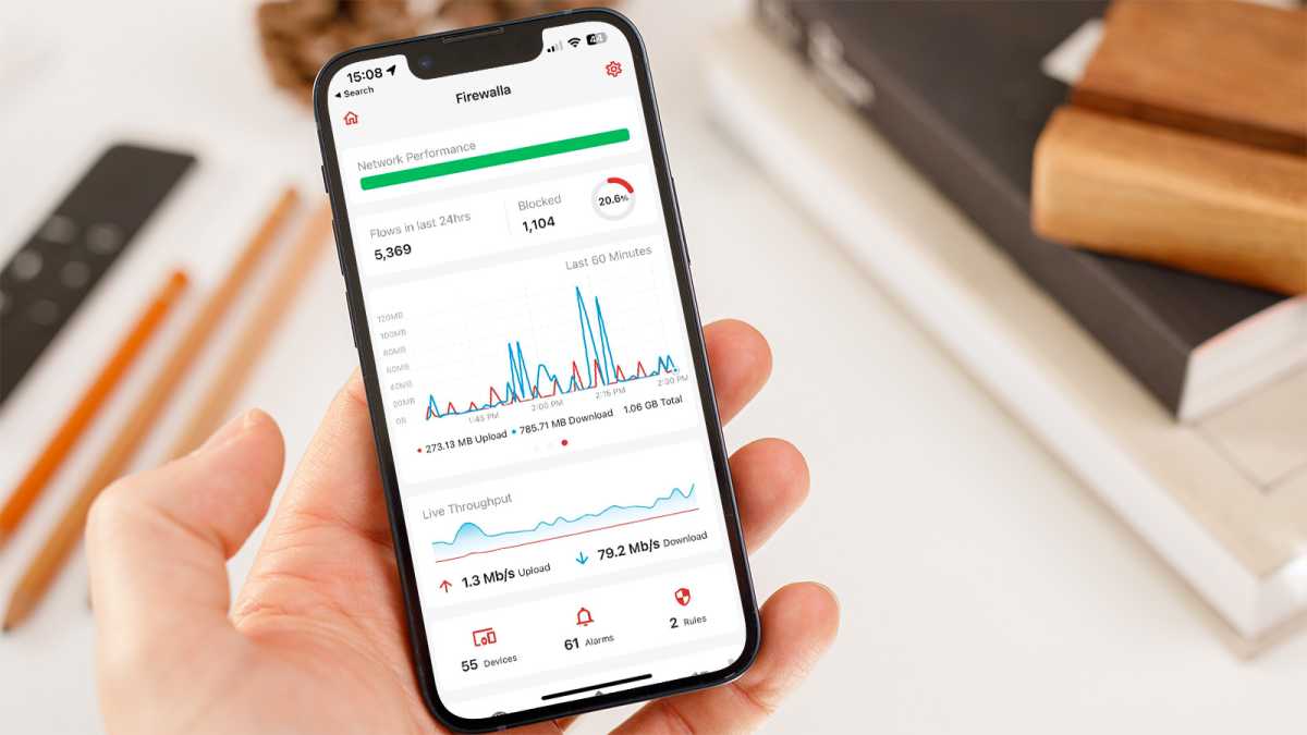 Firewalla Purple review - App home screen