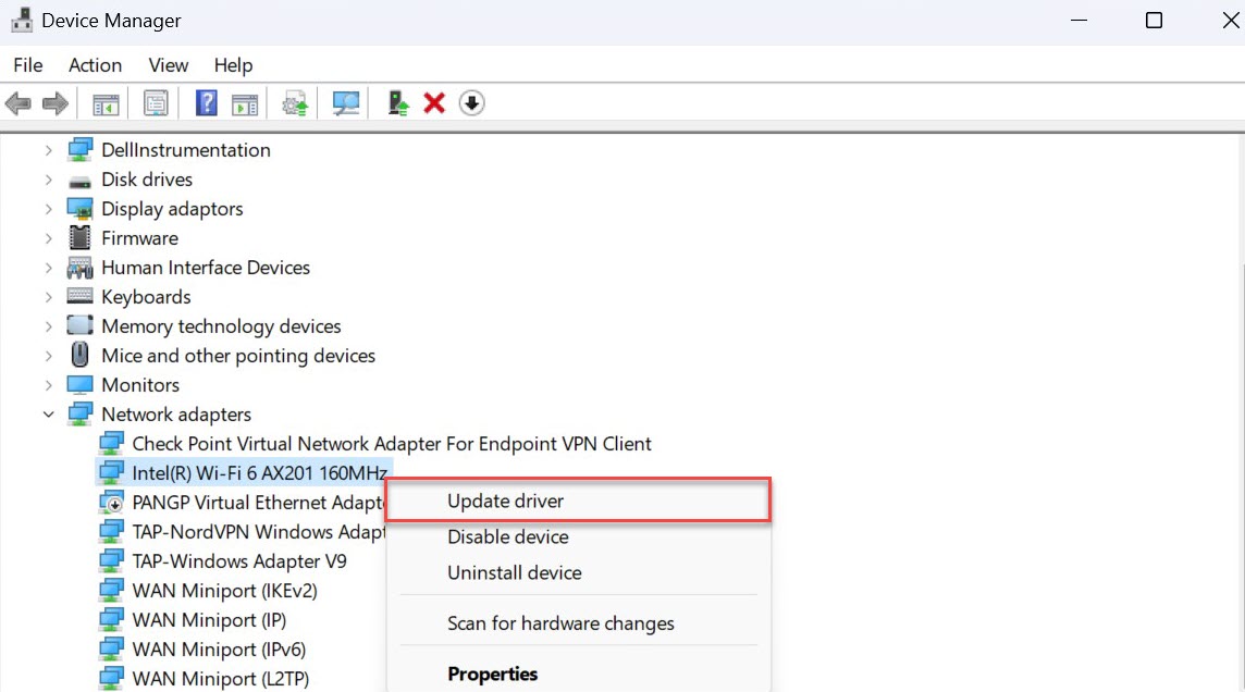 Capturas de pantalla del método de instalación de controladores de Windows 11