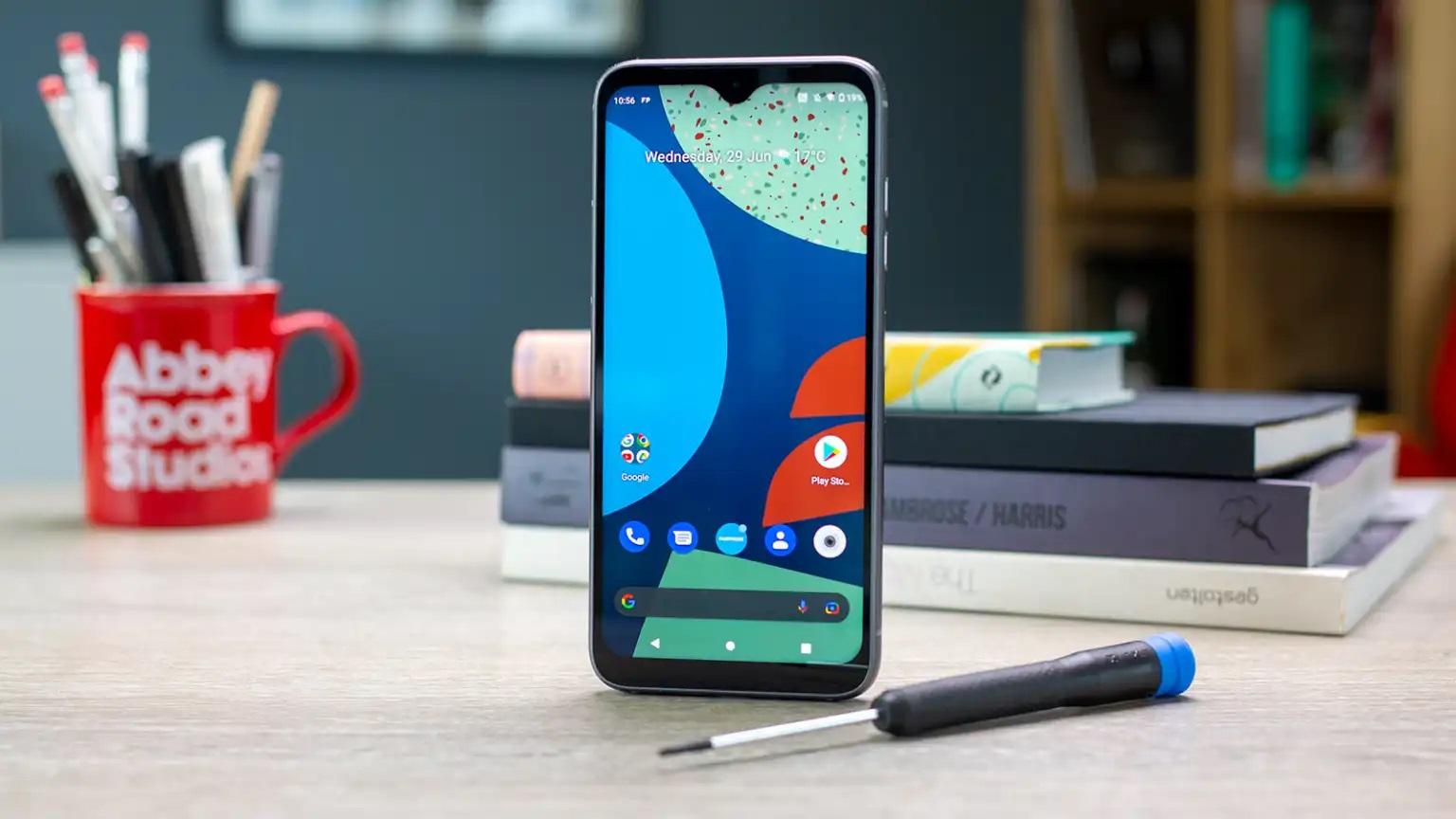 Fairphone 4 - vista frontal