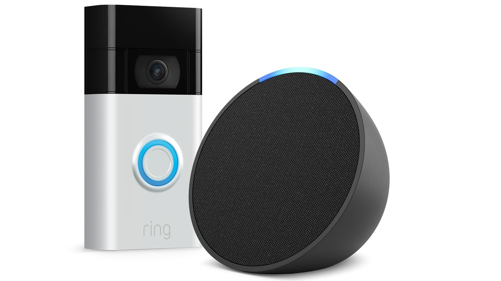 Ring Video timbre con Amazon Echo Pop gratis