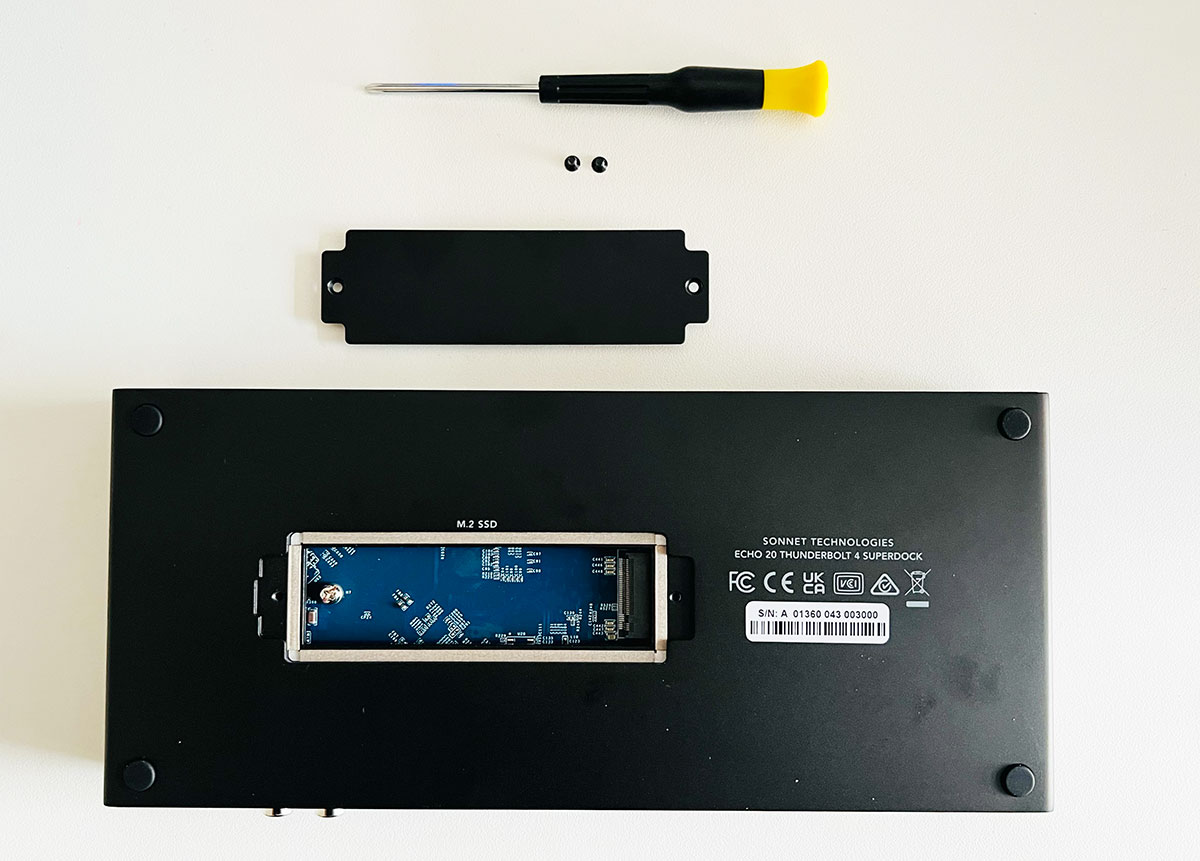 Ranura para SSD Sonnet Echo 20 Thunderbolt 4 SuperDock