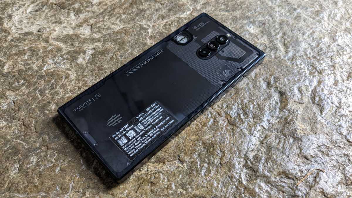 Rear panel of RedMagic 8S Pro