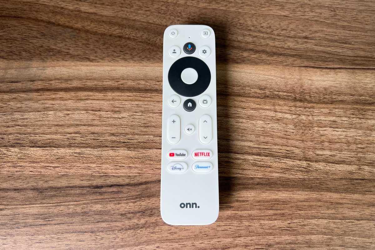 Control remoto de la caja de transmisión 4K de Walmart Onn