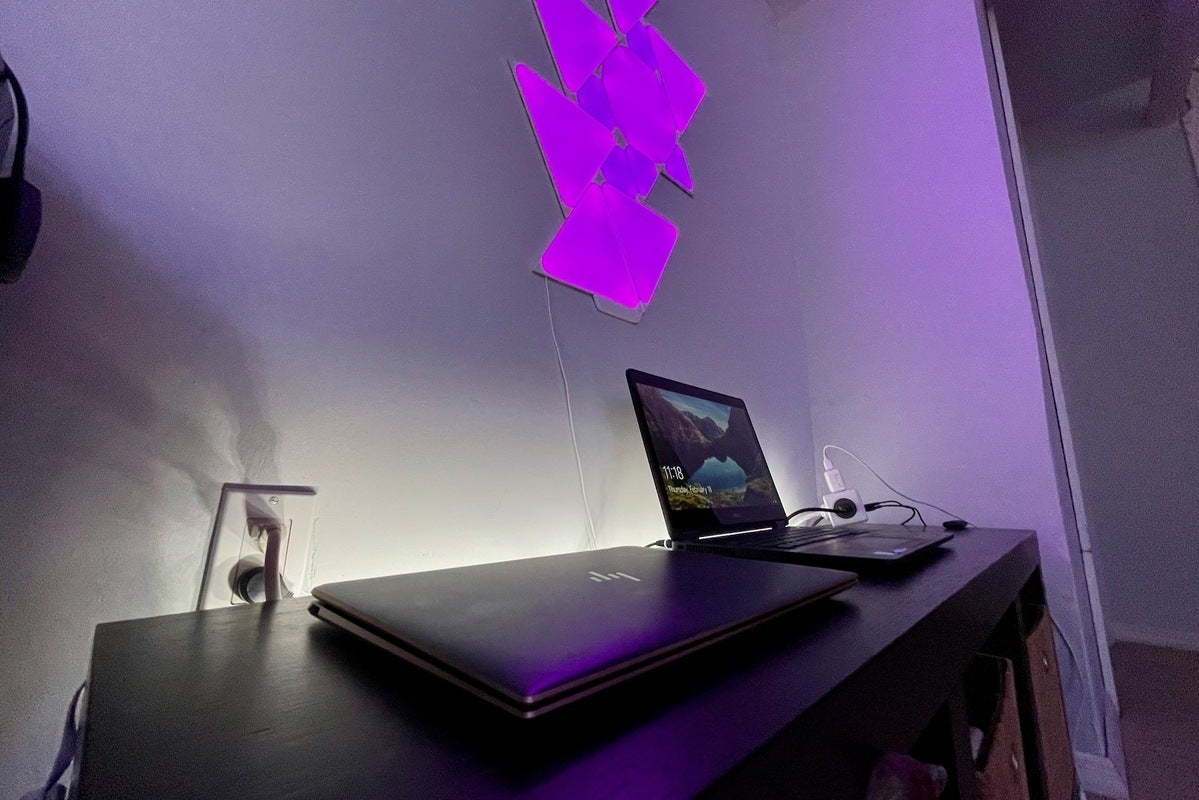nanoleaf essentials lightstrip installed