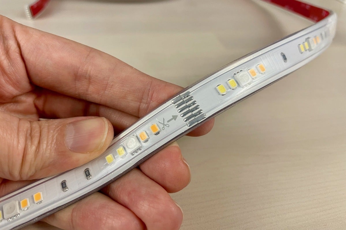 nanoleaf essentials lightstrip cutting