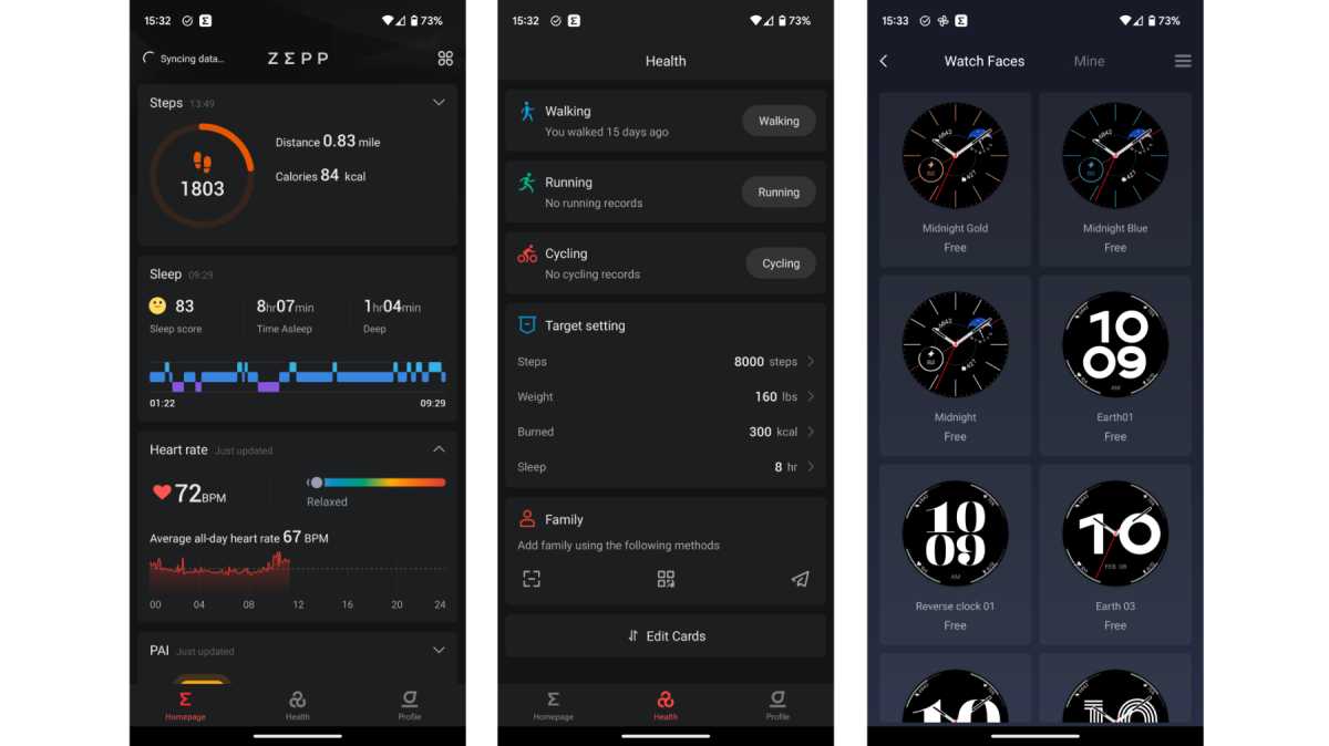 Zepp 2.0 on Amazfit GTR Mini